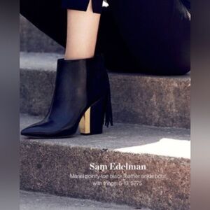 Sam Edelman Mariel Fringe Ankle Boot